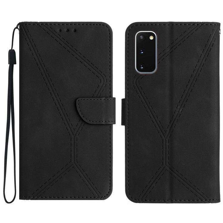 Stitching Embossed Leather Phone Case