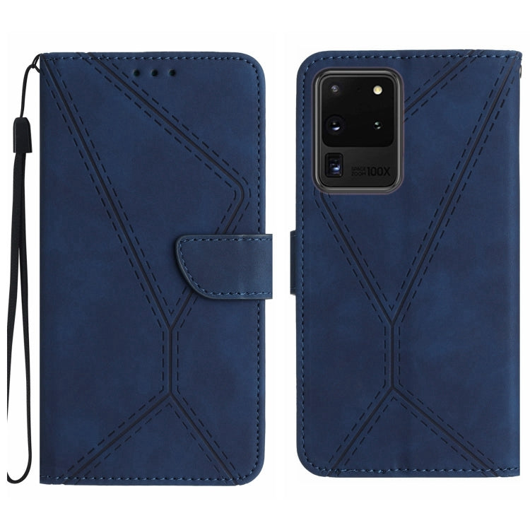 Stitching Embossed Leather Phone Case