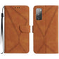 Stitching Embossed Leather Phone Case
