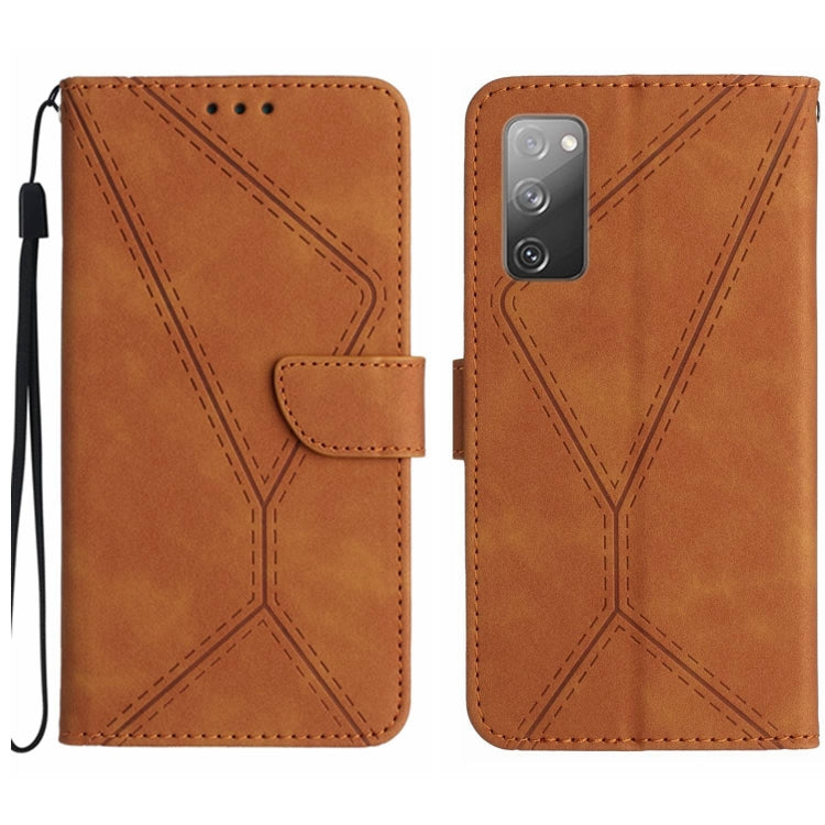 Stitching Embossed Leather Phone Case