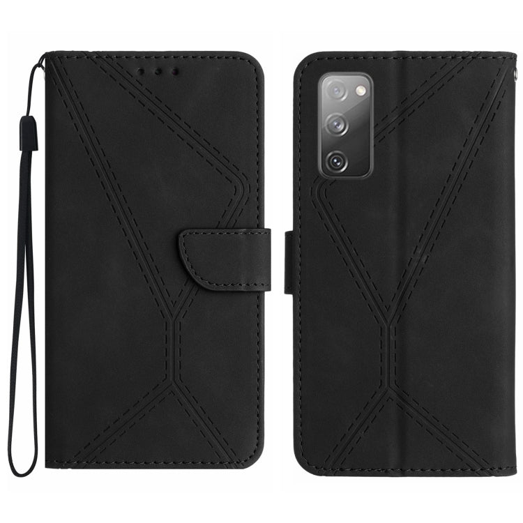 Stitching Embossed Leather Phone Case