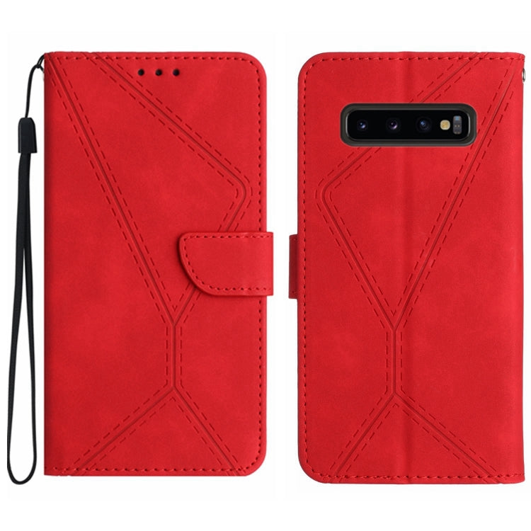 Stitching Embossed Leather Phone Case