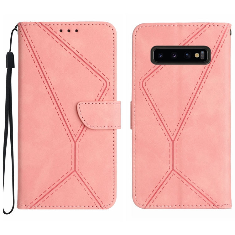 Stitching Embossed Leather Phone Case