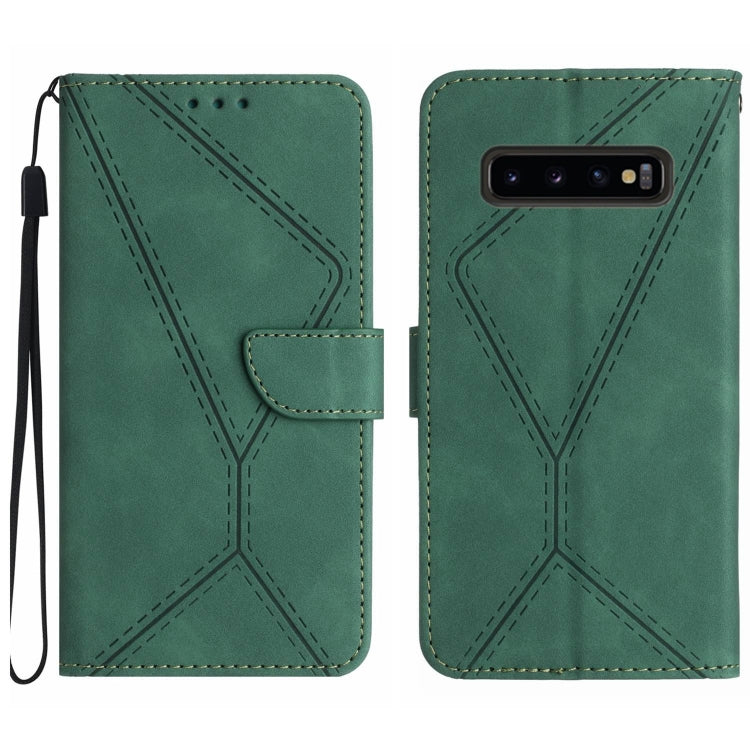 Stitching Embossed Leather Phone Case