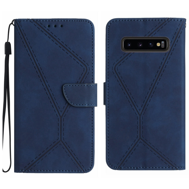 Stitching Embossed Leather Phone Case