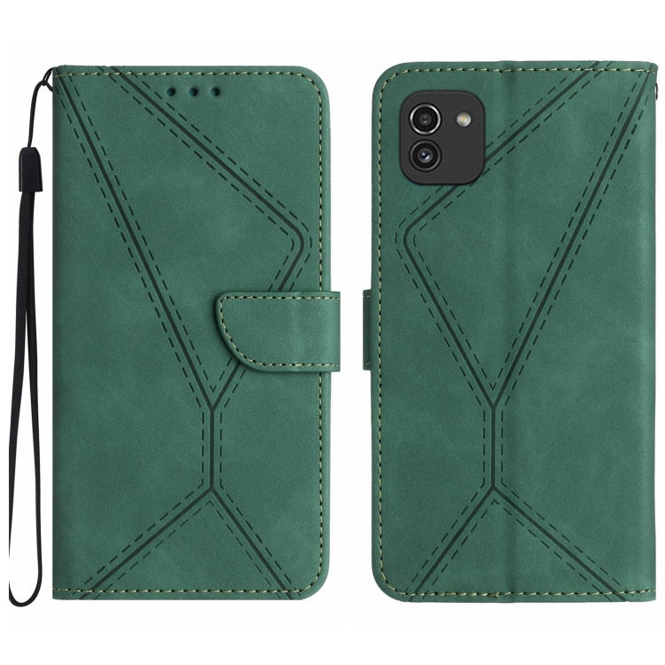Stitching Embossed Leather Phone Case
