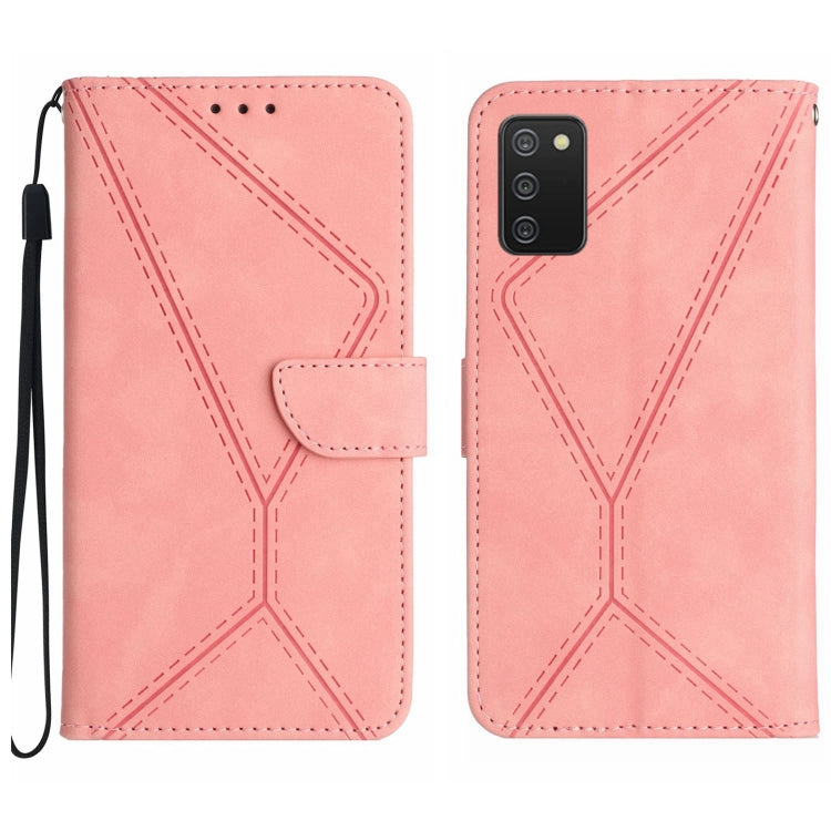 Stitching Embossed Leather Phone Case