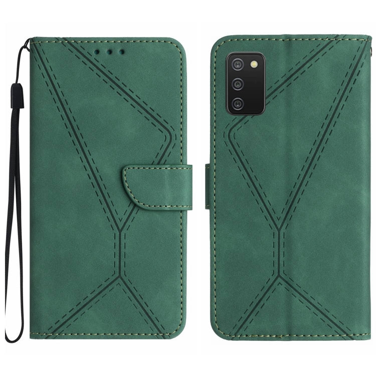 Stitching Embossed Leather Phone Case