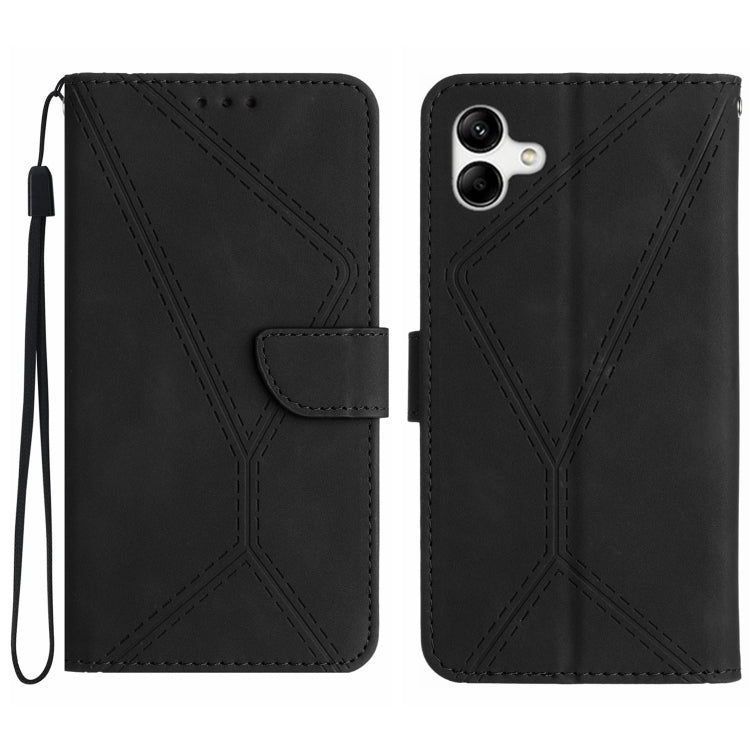 Stitching Embossed Leather Phone Case