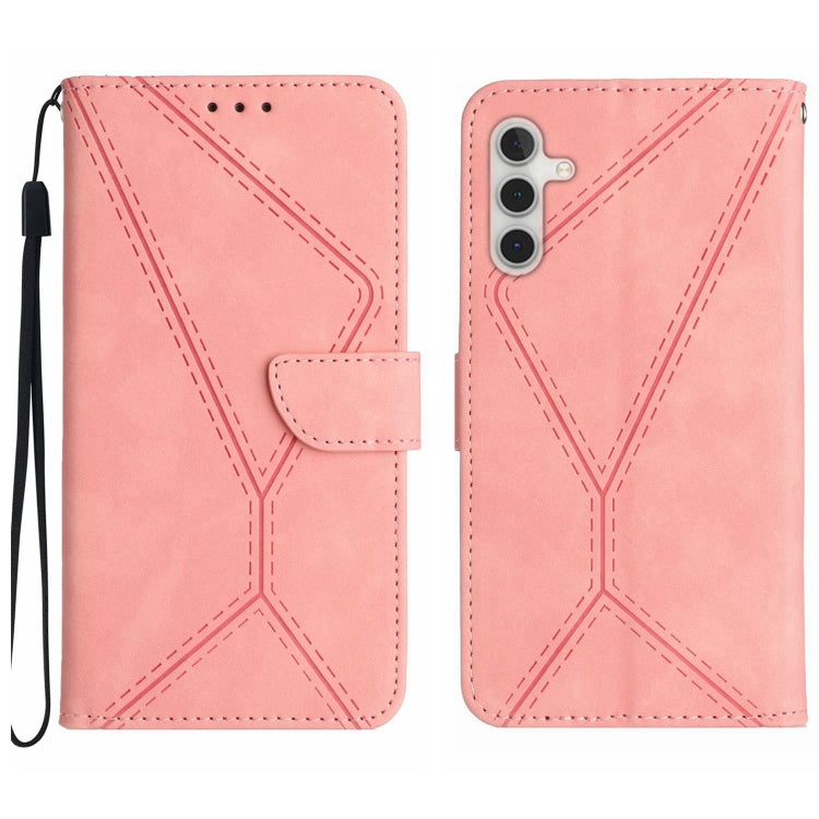 Stitching Embossed Leather Phone Case
