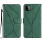 Stitching Embossed Leather Phone Case