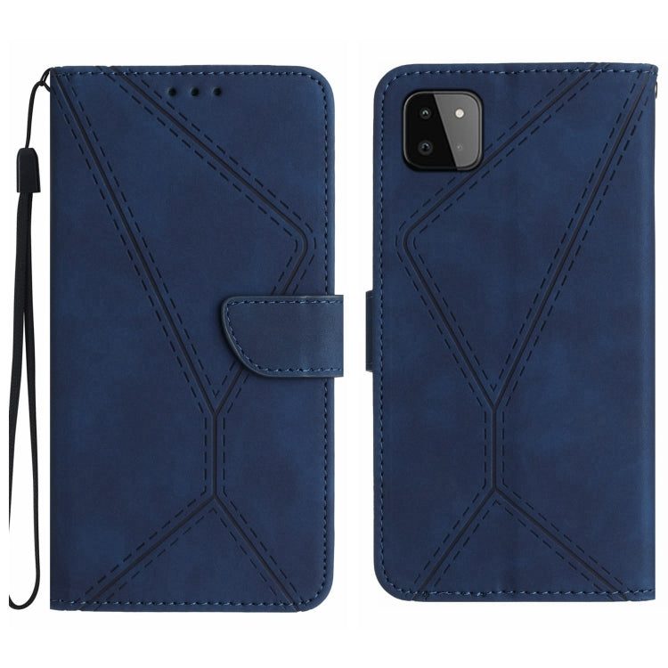 Stitching Embossed Leather Phone Case