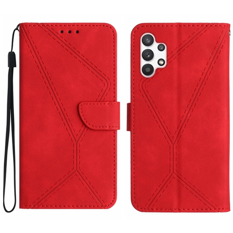 Stitching Embossed Leather Phone Case