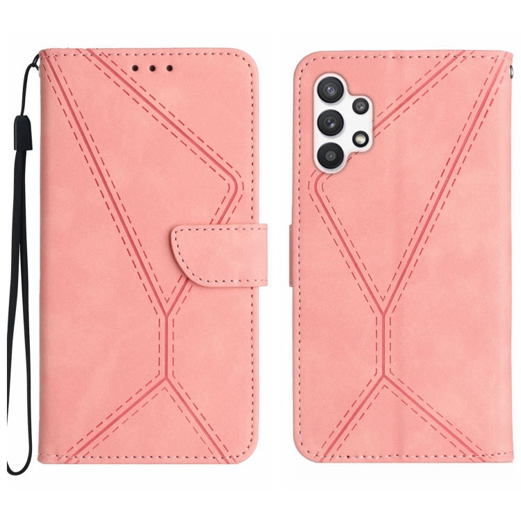 Stitching Embossed Leather Phone Case