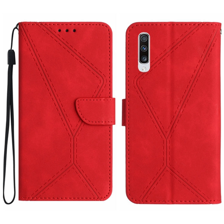 Stitching Embossed Leather Phone Case