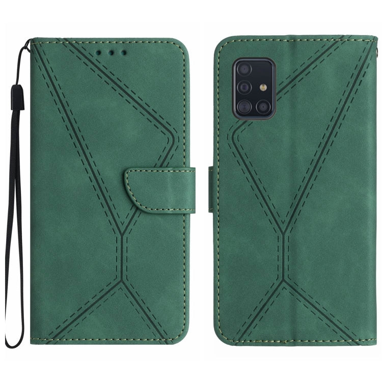 Stitching Embossed Leather Phone Case
