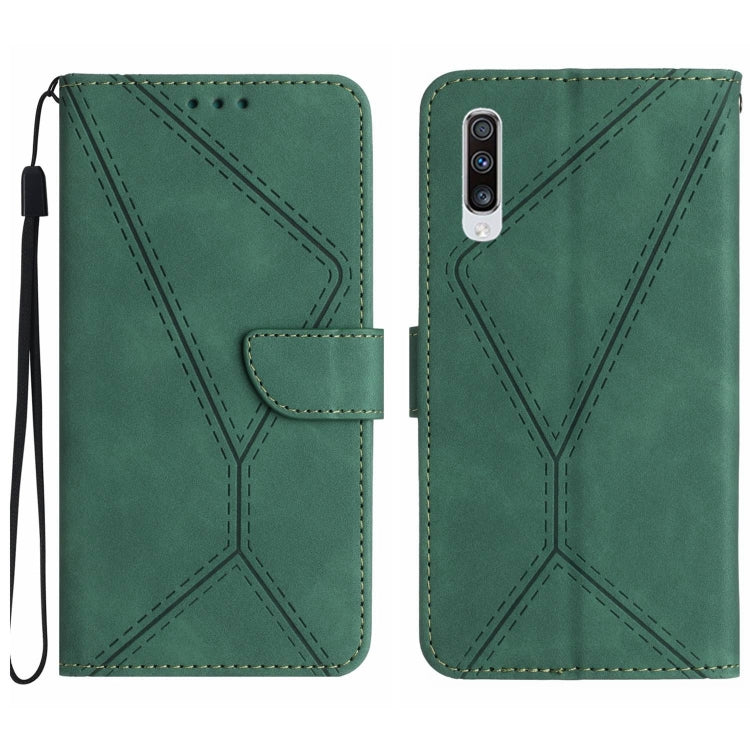 Stitching Embossed Leather Phone Case