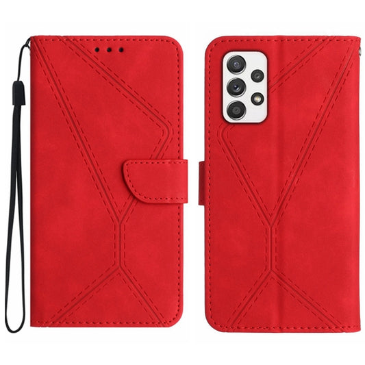 Stitching Embossed Leather Phone Case