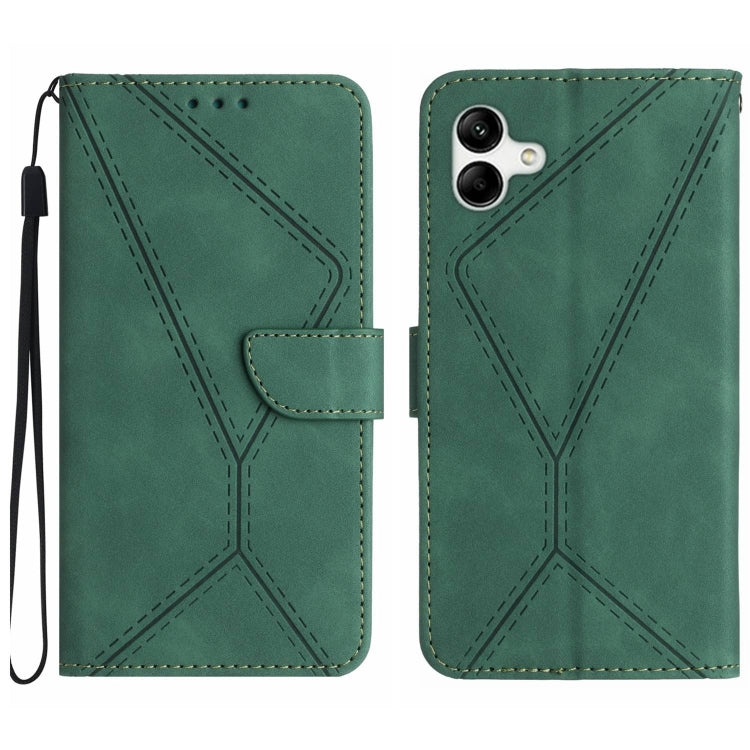 Stitching Embossed Leather Phone Case