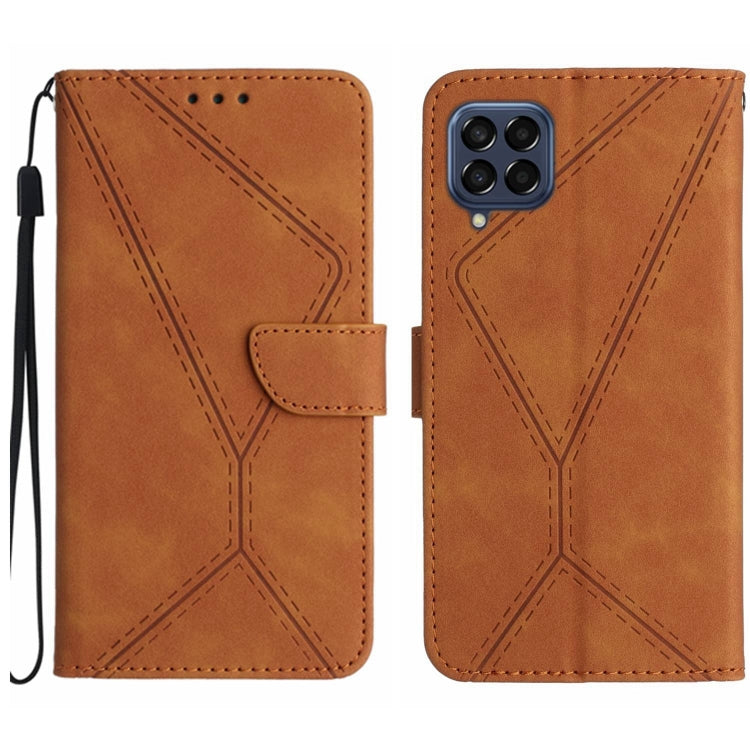 Stitching Embossed Leather Phone Case