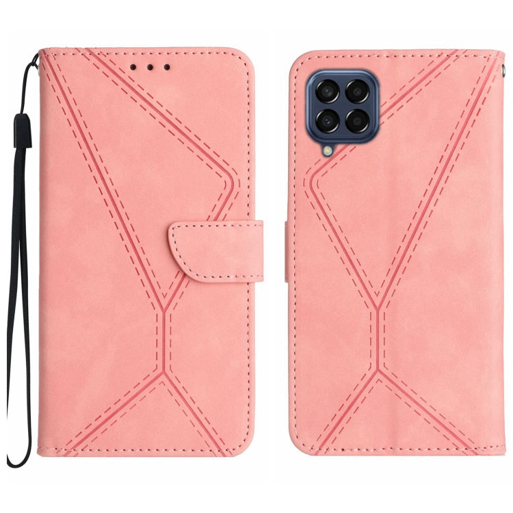 Stitching Embossed Leather Phone Case