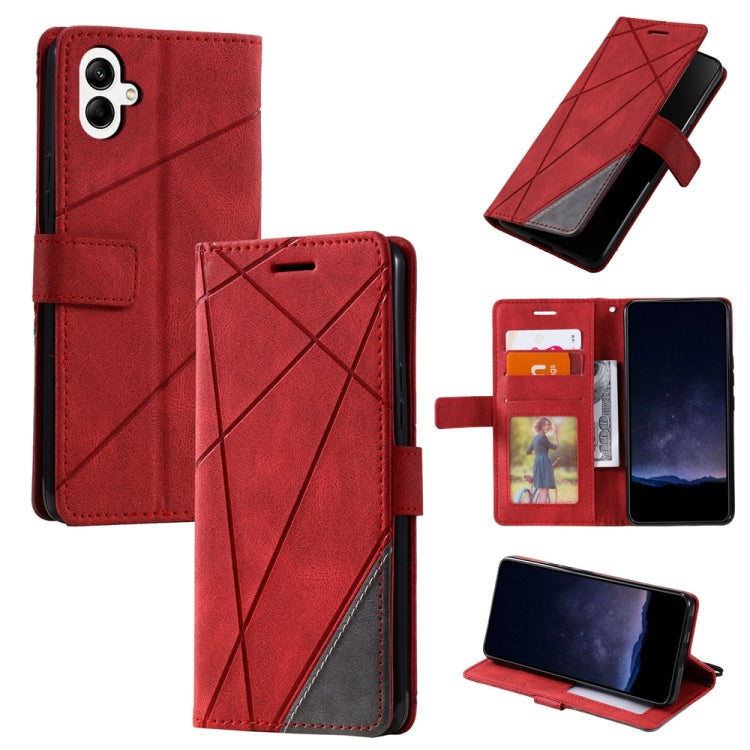 Skin Feel Splicing Leather Phone Case, For Samsung Galaxy Xcover 7, For Samsung Galaxy A55 5G, For Samsung Galaxy A35 5G, For Samsung Galaxy S24 Ultra 5G, For Samsung Galaxy S24+ 5G, For Samsung Galaxy S24 5G, For Samsung Galaxy A15��������������������...