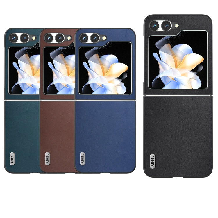 ABEEL Genuine Leather Xiaoya Series Phone Case, For Samsung Galaxy Z Flip6 / Flip7 FE, For Samsung Galaxy Z Fold6, For Samsung Galaxy Z Fold5, For Samsung Galaxy Z Flip5