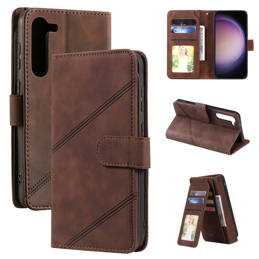 Skin Feel Multi-card Wallet Leather Phone Case, For Samsung Galaxy S23 5G, For Samsung Galaxy S23 Ultra 5G