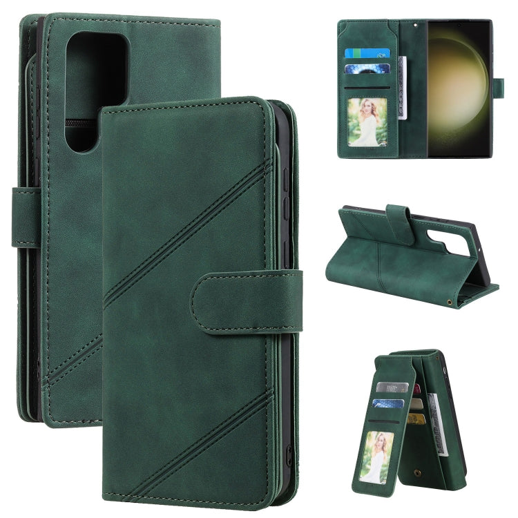 Skin Feel Multi-card Wallet Leather Phone Case, For Samsung Galaxy S23 5G, For Samsung Galaxy S23 Ultra 5G