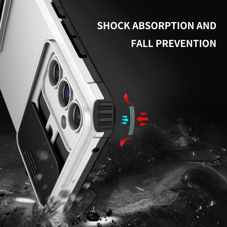 Stereoscopic Holder Sliding Camshield Phone Case, For Samsung Galaxy A34 5G, For Samsung Galaxy A54 5G, For Samsung Galaxy A14 5G, For Samsung Galaxy S20 FE, For Samsung Galaxy A23 4G, For Samsung Galaxy S22+ 5G