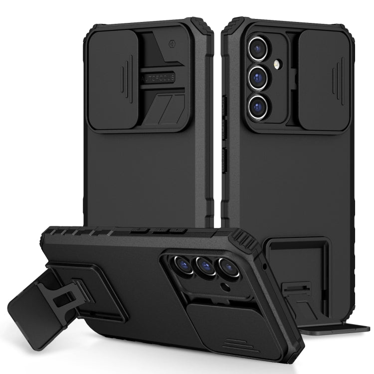 Stereoscopic Holder Sliding Camshield Phone Case, For Samsung Galaxy A34 5G, For Samsung Galaxy A54 5G, For Samsung Galaxy A14 5G, For Samsung Galaxy S20 FE, For Samsung Galaxy A23 4G, For Samsung Galaxy S22+ 5G