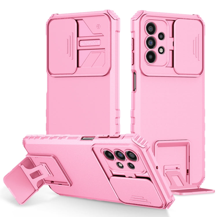 Stereoscopic Holder Sliding Camshield Phone Case, For Samsung Galaxy A34 5G, For Samsung Galaxy A54 5G, For Samsung Galaxy A14 5G, For Samsung Galaxy S20 FE, For Samsung Galaxy A23 4G, For Samsung Galaxy S22+ 5G