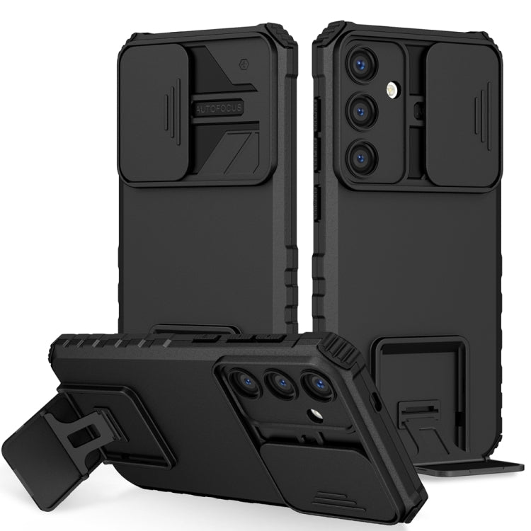 Stereoscopic Holder Sliding Camshield Phone Case, For Samsung Galaxy S22 5G, For Samsung Galaxy A52 5G, For Samsung Galaxy A05, For Samsung Galaxy A05s, For Samsung Galaxy A15 5G, For Samsung Galaxy S24 5G