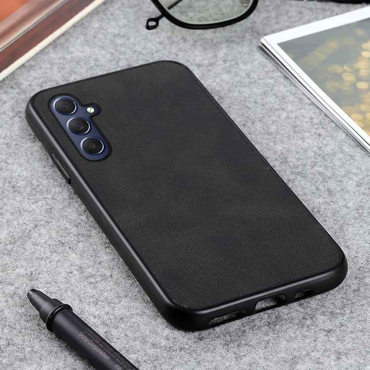 Two-color Calf Texture Shockproof Phone Case, For Samsung Galaxy M54 5G