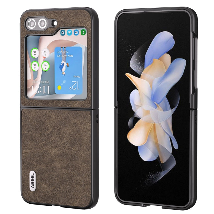 ABEEL Dream Litchi Texture PU Phone Case, For Samsung Galaxy Z Flip5, For Samsung Galaxy Z Fold5