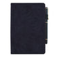 Calf Pattern Double Folding Design Embossed Leather Case with  Holder & Card Slots & Pen Slot &   Elastic Band, For Samsung Galaxy Tab S6 Lite