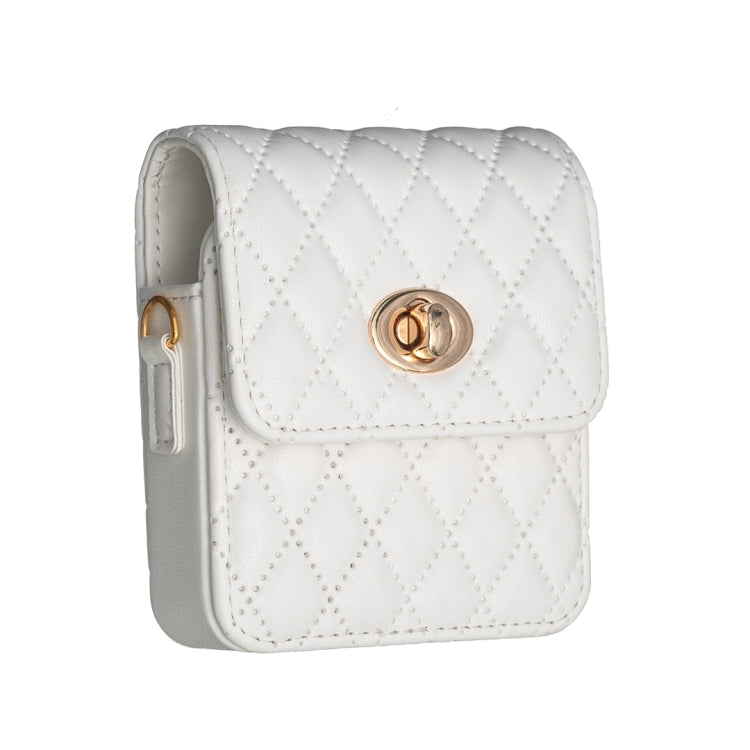 BFB03 Diamond Lattice Magnetic Leather Phone Case