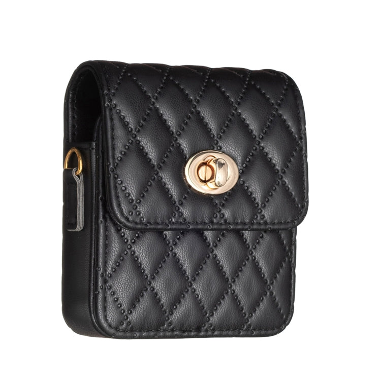 BFB03 Diamond Lattice Magnetic Leather Phone Case