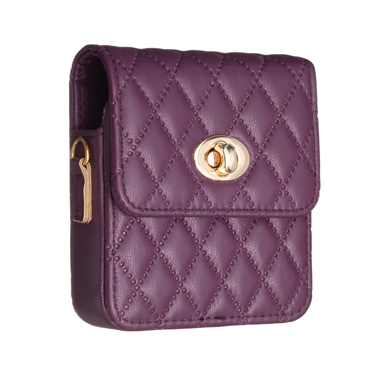 BFB03 Diamond Lattice Magnetic Leather Phone Case