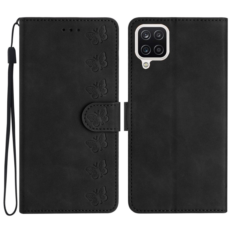 Seven Butterflies Embossed Leather Phone Case, For Samsung Galaxy A13 5G, For Samsung Galaxy A14 5G, For Samsung Galaxy A20 / A30, For Samsung Galaxy S24 5G, For Samsung Galaxy A05s, For Samsung Galaxy A20e, For Samsung Galaxy A20s���������������������...