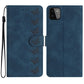 Seven Butterflies Embossed Leather Phone Case, For Samsung Galaxy A22 5G, For Samsung Galaxy A23 5G, For Samsung Galaxy A24 4G, For Samsung Galaxy A32 4G, For Samsung Galaxy A32 5G, For Samsung Galaxy A33 5G, For Samsung Galaxy A34, For Samsung Galaxy A40