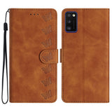 Seven Butterflies Embossed Leather Phone Case, For Samsung Galaxy A41, For Samsung Galaxy A42 5G, For Samsung Galaxy A50, For Samsung Galaxy A51, For Samsung Galaxy A52 5G, For Samsung Galaxy A53, For Samsung Galaxy A54, For Samsung Galaxy A70