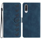 Seven Butterflies Embossed Leather Phone Case, For Samsung Galaxy A41, For Samsung Galaxy A42 5G, For Samsung Galaxy A50, For Samsung Galaxy A51, For Samsung Galaxy A52 5G, For Samsung Galaxy A53, For Samsung Galaxy A54, For Samsung Galaxy A70