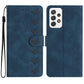 Seven Butterflies Embossed Leather Phone Case, For Samsung Galaxy A71, For Samsung Galaxy A72 5G, For Samsung Galaxy A73 5G, For Samsung Galaxy M23, For Samsung Galaxy M32, For Samsung Galaxy M52 5G, For Samsung Galaxy M53