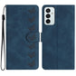 Seven Butterflies Embossed Leather Phone Case, For Samsung Galaxy A71, For Samsung Galaxy A72 5G, For Samsung Galaxy A73 5G, For Samsung Galaxy M23, For Samsung Galaxy M32, For Samsung Galaxy M52 5G, For Samsung Galaxy M53