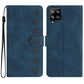 Seven Butterflies Embossed Leather Phone Case, For Samsung Galaxy A71, For Samsung Galaxy A72 5G, For Samsung Galaxy A73 5G, For Samsung Galaxy M23, For Samsung Galaxy M32, For Samsung Galaxy M52 5G, For Samsung Galaxy M53
