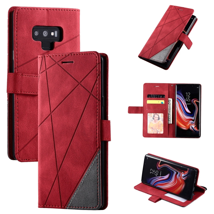 Skin Feel Splicing Horizontal Flip Leather Case with Holder & Card Slots & Wallet & Photo Frame, For Samsung Galaxy Note9, For Samsung Galaxy Note 10, For Samsung Galaxy Note 10 Pro, For Samsung Galaxy S8 Plus, For Samsung Galaxy S9 Plus���������������...