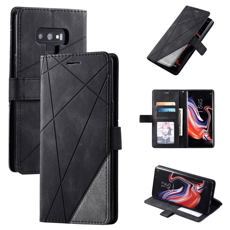 Skin Feel Splicing Horizontal Flip Leather Case with Holder & Card Slots & Wallet & Photo Frame, For Samsung Galaxy Note9, For Samsung Galaxy Note 10, For Samsung Galaxy Note 10 Pro, For Samsung Galaxy S8 Plus, For Samsung Galaxy S9 Plus���������������...