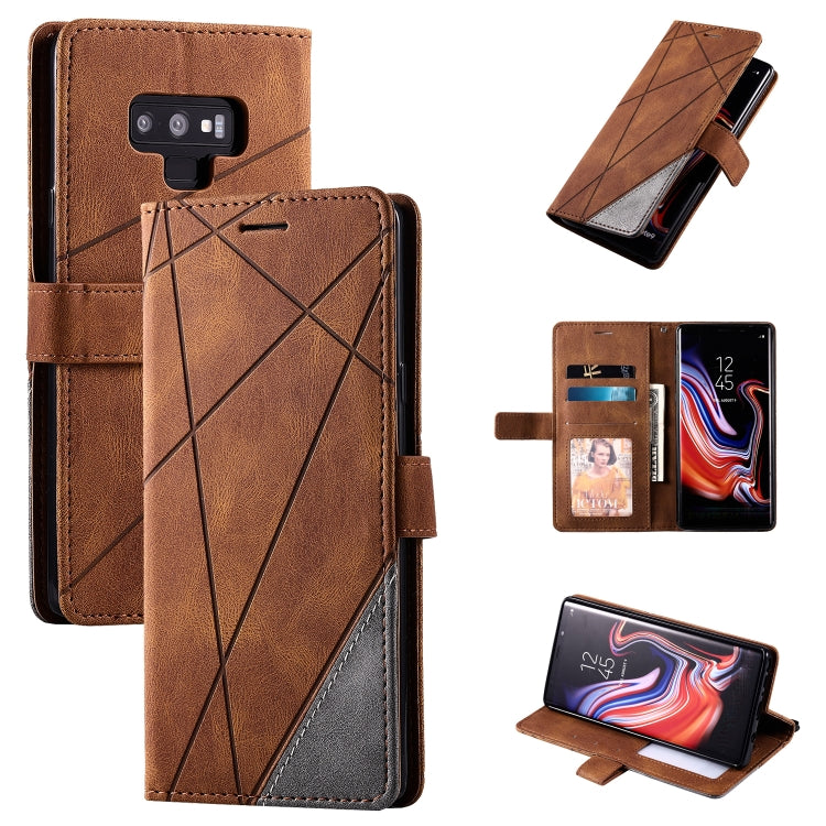 Skin Feel Splicing Horizontal Flip Leather Case with Holder & Card Slots & Wallet & Photo Frame, For Samsung Galaxy Note9, For Samsung Galaxy Note 10, For Samsung Galaxy Note 10 Pro, For Samsung Galaxy S8 Plus, For Samsung Galaxy S9 Plus���������������...