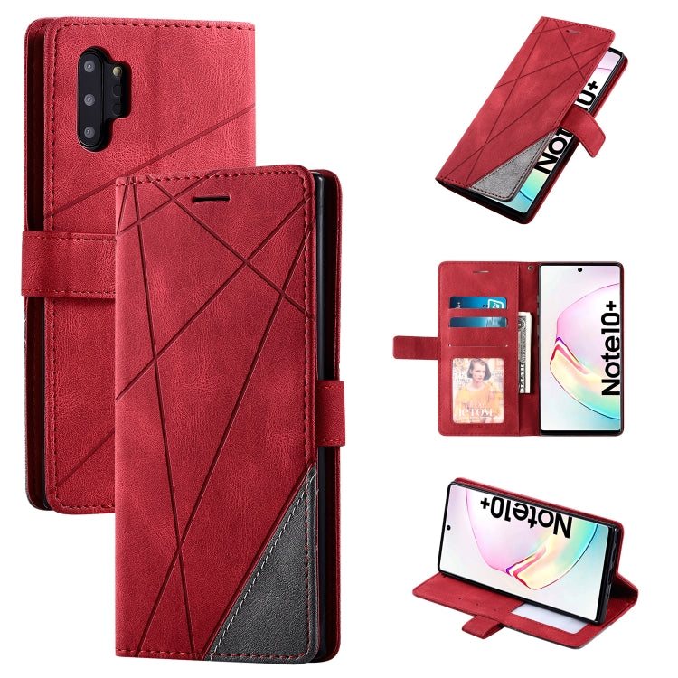 Skin Feel Splicing Horizontal Flip Leather Case with Holder & Card Slots & Wallet & Photo Frame, For Samsung Galaxy Note9, For Samsung Galaxy Note 10, For Samsung Galaxy Note 10 Pro, For Samsung Galaxy S8 Plus, For Samsung Galaxy S9 Plus���������������...